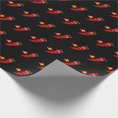 Firey Hot Pepper Geschenkpapier (Ecke)