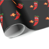 Firey Hot Pepper Geschenkpapier (Rolleneckpunkt)