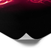 Firey-Liebe - Rot Poster (Ecke)