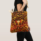 Firey Phoenix Maze Tote Bag Tasche (Von Nahem)
