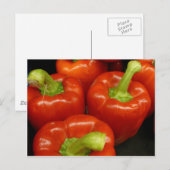 Firey Red Paprikaschoten Postkarte (Vorne/Hinten)