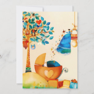 Firlefanz Fee Gratulation Neugeborenes Baby Ankündigung