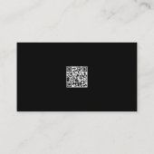 Firma Black | Gold Visitenkarte (Rückseite)