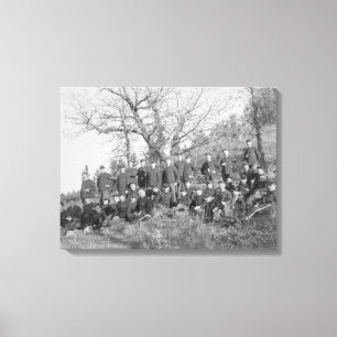 Firma C, 3. US-Infanterie bei Fort Meade Leinwanddruck