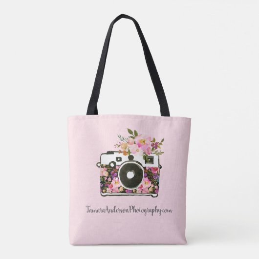 Firma Floral Fotografy Name Camera Tasche (Rückseite)