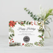 Firma für Firmenlogo Mitarbeiter Weihnachten (Stehend Vorderseite)