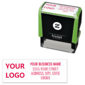 Firma für Firmenlogo Moderne Personalisierte Permastempel (Beispiel)