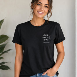 Firma für Firmenlogos Name des Mitarbeiters T-Shirt