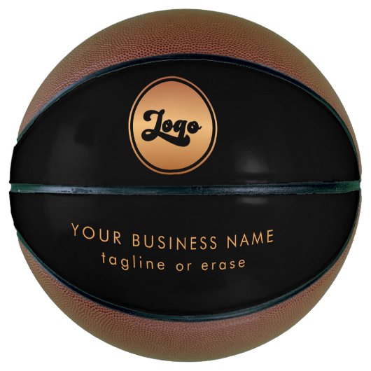 Firma für kundenspezifisches Gold-Business-Logo mi Basketball (Vorderseite)