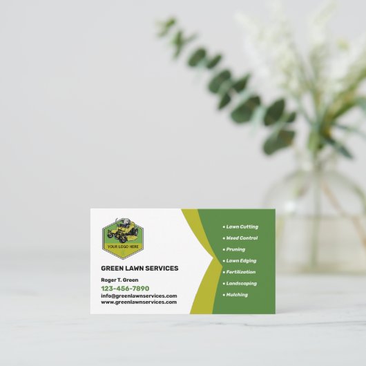 Firma für Lawinendienst Visitenkarte (Stehend Vorderseite)