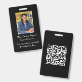 Firma ID Ausweis (Vorder- & Rückseite)