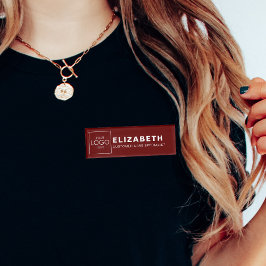 Firma Markenzeichen Ihr Logo hier Name Tags Abzeic Namenschild