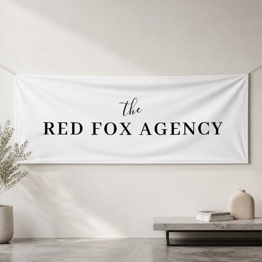 Firma mit Firmennamen 2.5' x 6' Banner