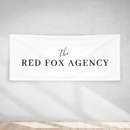 Firma mit Firmennamen 2.5' x 6' Banner