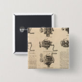 Firma Peck, Stow und Wilcox Button (Vorne & Hinten)