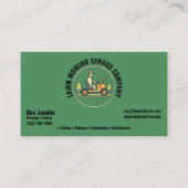 Firma Rasenmäher Visitenkarte (Vorderseite)