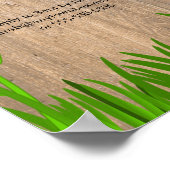 Firma Summer Picnic Rustic Einladung Poster (Ecke)