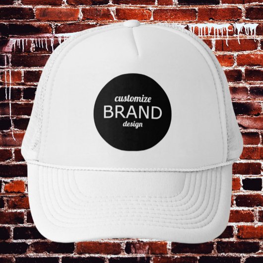 Firma Swag Business Brand Fügen Sie Ihre Logo-Mark Truckerkappe