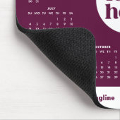 Firmen Geschäft Logo 2027 Mauspad Kalender (Ecke)