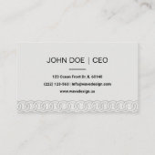 Firmen-Geschäftskarte Visitenkarte (Rückseite)