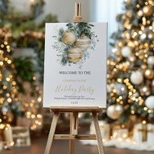 Firmen-Goldkugeln Grünzeug Weihnachtsbegrüßung