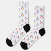 Firmen-Logo Socken Beispiel Individuelle Farben (Linkes Detail)