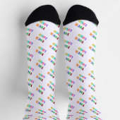 Firmen-Logo Socken Beispiel Individuelle Farben (Oben)