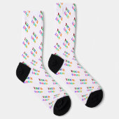 Firmen-Logo Socken Beispiel Individuelle Farben (Rechts)