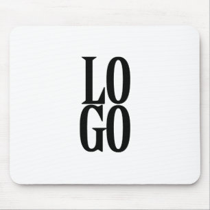 Firmen- oder geschäftliches individuelles Logo auf Mousepad