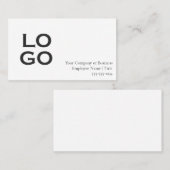 Firmen- oder Geschäftslogo Visitenkarte (Vorne/Hinten)