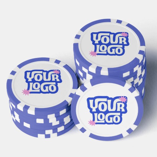 Firmen-Pokerabend-Logo Benutzerdefiniertes Logo Bl Pokerchips (Stapel)