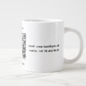 Firmen-QR-Code-Spezialtasse Jumbo-Tasse (Rechts)