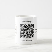 Firmen-QR-Code-Tasse Kaffeetasse (Mittel)