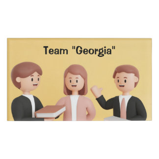Firmen-Team Personalisierter Gruppen-Teilnehmer Namenschild