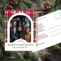 Firmen-Weihnachts-Plaid INDIVIDUELLER Bogen FOTO