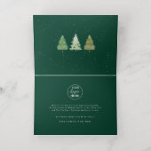 Firmen-Weihnachtsbäume Geschäft Logo Gold (Innen Mitte)