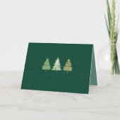 Firmen-Weihnachtsbäume Geschäft Logo Gold (Rückseite)