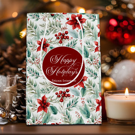 Firmen-Weihnachtsfeier Grünzeug Weihnachtsstern  Mittlere Geschenktüte