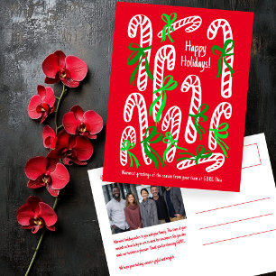 Firmen-Weihnachtskekse INDIVIDUELLES FOTO Weihnach Feiertagspostkarte