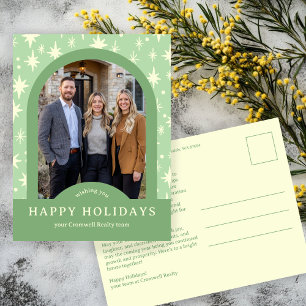 Firmen-Weihnachtssterne INDIVIDUELL Arch FOTO Postkarte