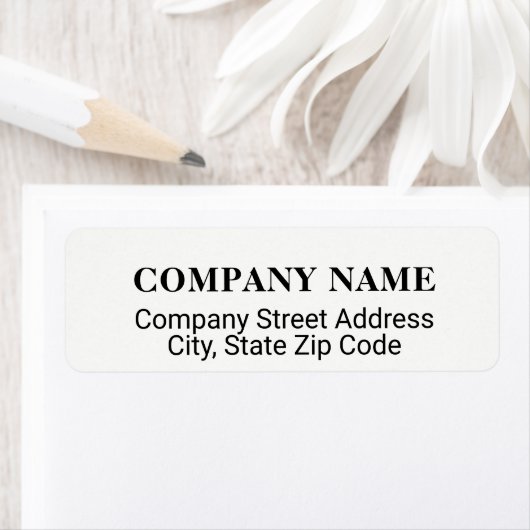 Firmenadressschild mit Co-Name (Insitu)