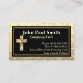 Firmenbezeichnung Gold und Black Business Cards Visitenkarte (Vorderseite)