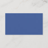 Firmenblaue benutzerdefinierte Visitenkarte (Rückseite)
