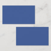 Firmenblaue benutzerdefinierte Visitenkarte (Vorne/Hinten)
