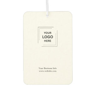 Firmenbranding   Logo Geschäft Minimal Sauber Autolufterfrischer