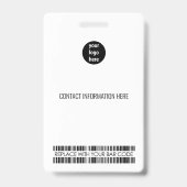 Firmenbüro - Logo für die Mitarbeitererkennung Ausweis (Rückseite)