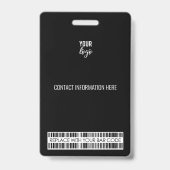 Firmenbüro - Logo für die Mitarbeitererkennung Ausweis (Rückseite)