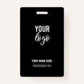 Firmenbüro - Logo für die Mitarbeitererkennung Ausweis (Vorderseite)