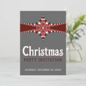 Firmenbüro Stilvolle Weihnachtseinladungen Einladung (Stehend Vorderseite)