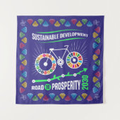 Firmenbüros verschenken Moderne Arbeitsplatzgestal Wandteppich (Vorderseite)